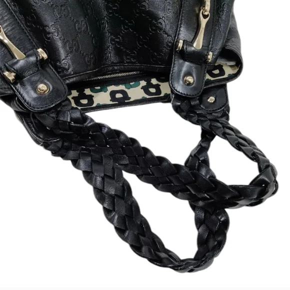 GUCCI Guccissima Medium Pelham Shoulder Bag & Wallet - Picture 6 of 9